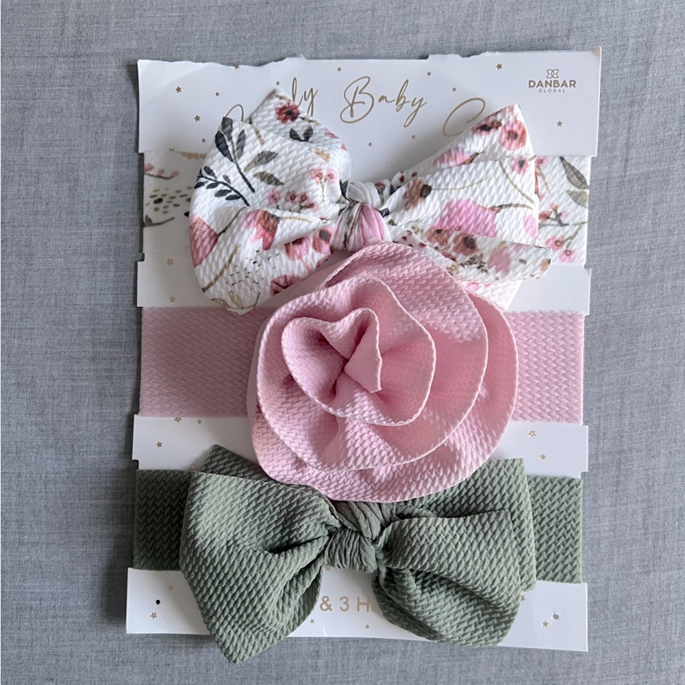 Baby Girl Headbands 3-pack